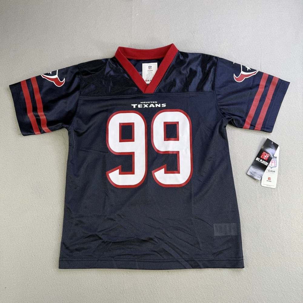 Houston Texans JJ Watt #99 Jersey Youth Large ( 12-14) Black NFL Team Apparel